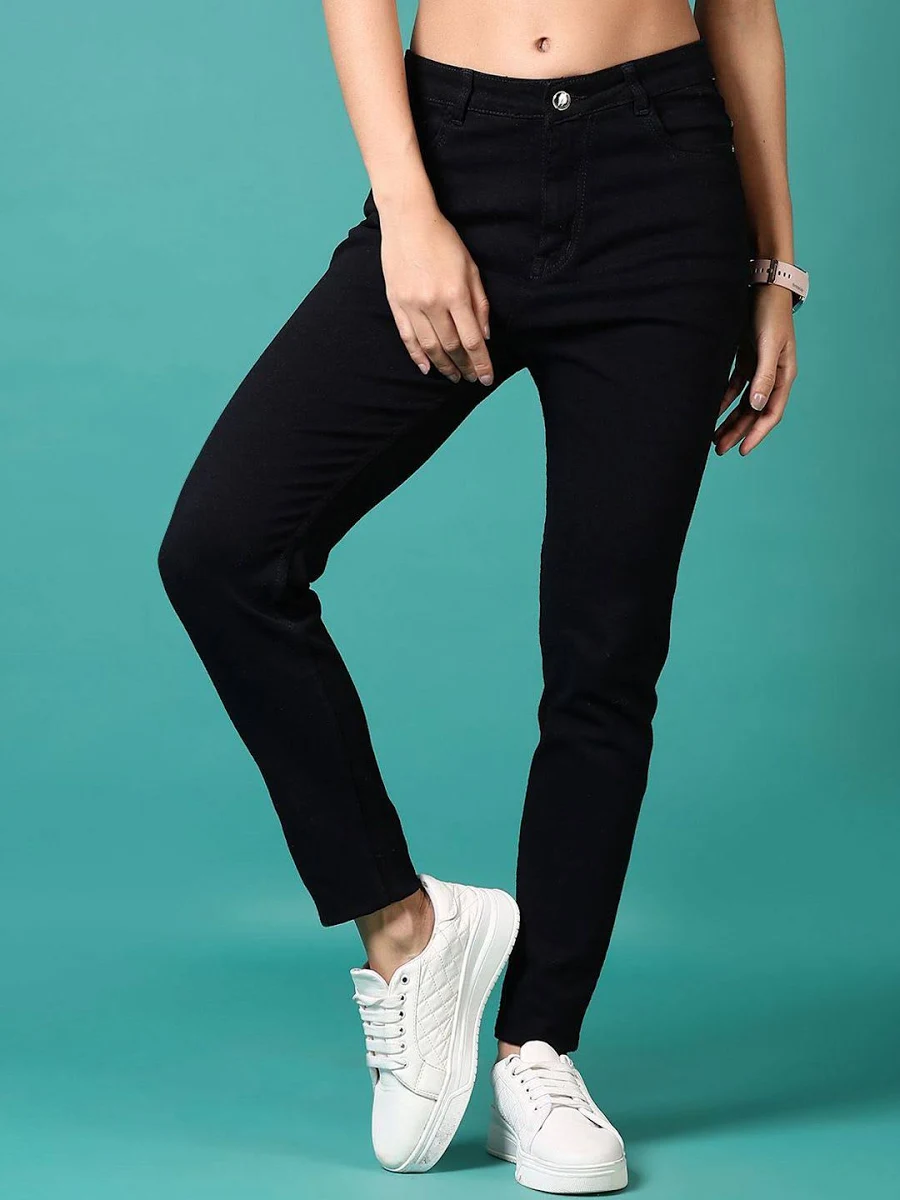 Jet Black Slim Stretch Jeans